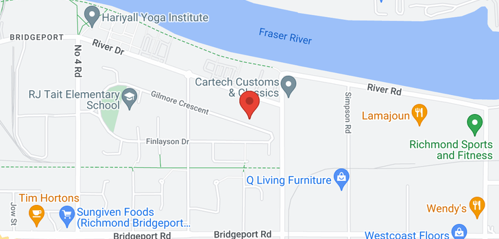 map of 10660 RIVER DRIVE